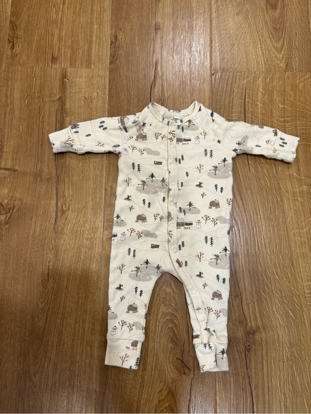 Rylee + Cru Winter Mountain Snap Onesie